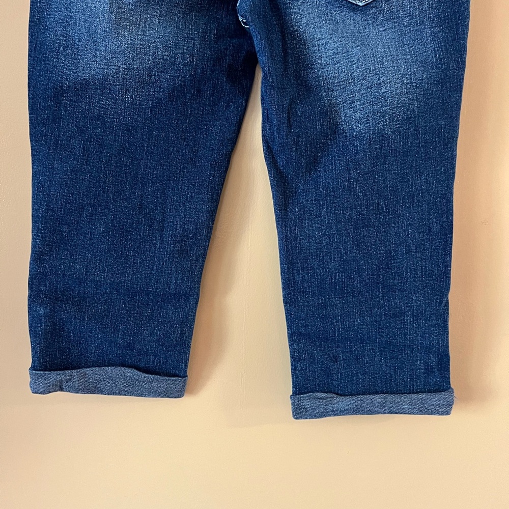 Amethyst Jeans capris Blue women’s size 5 Denim embellished pockets sequin 28x16 - Picture 5 of 13